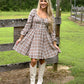 Lattes Tartan Mini Dress