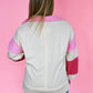 Pink Rugby Pullover -