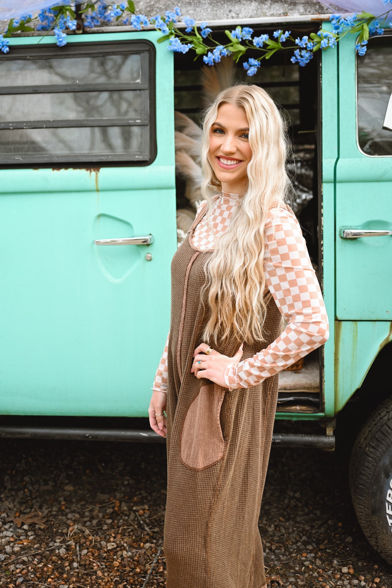 Heading North Waffle Knit Jumper -