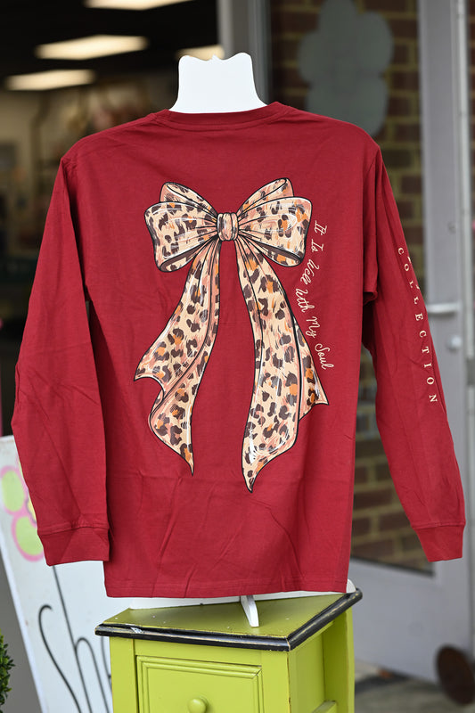 Soul Cheetah Bow LS Tee