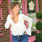Ophelia White Lace Top