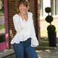 Evangeline White Blouse
