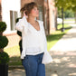 Evangeline White Blouse