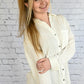 Rippled with Love Button Down - Off White -