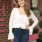Ophelia White Lace Top