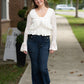 Ophelia White Lace Top