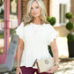Travel Day Cream Top