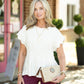 Travel Day Cream Top