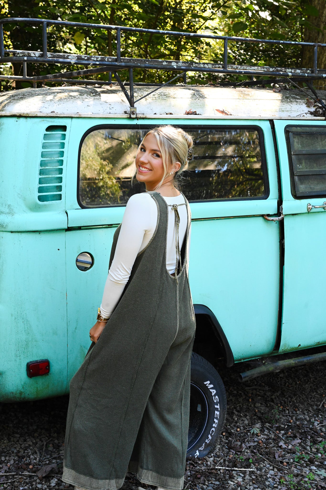 Wicked Waffle Knit Jumpsuit