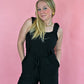 Louisa Linen Jumpsuit Black -