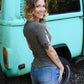 Sally Simple Top - Olive
