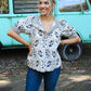 Betsey Embroidered Blouse