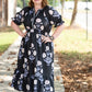 Bowie Blue Floral Midi
