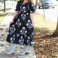 Bowie Blue Floral Midi