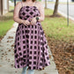 Emily Eggplant Dress