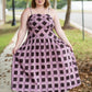 Emily Eggplant Dress