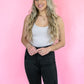 Black High Waist Destroy Flares -