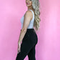 Black High Waist Destroy Flares -