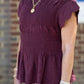 Etta Burgundy Top