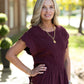 Etta Burgundy Top