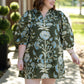 Zahra Olive Floral Dress