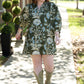 Zahra Olive Floral Dress
