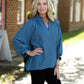 Sadie Slate Blue Top -