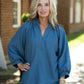 Sadie Slate Blue Top -