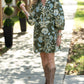 Zahra Olive Floral Dress