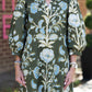 Zahra Olive Floral Dress