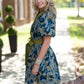 Ren Olive Floral Dress
