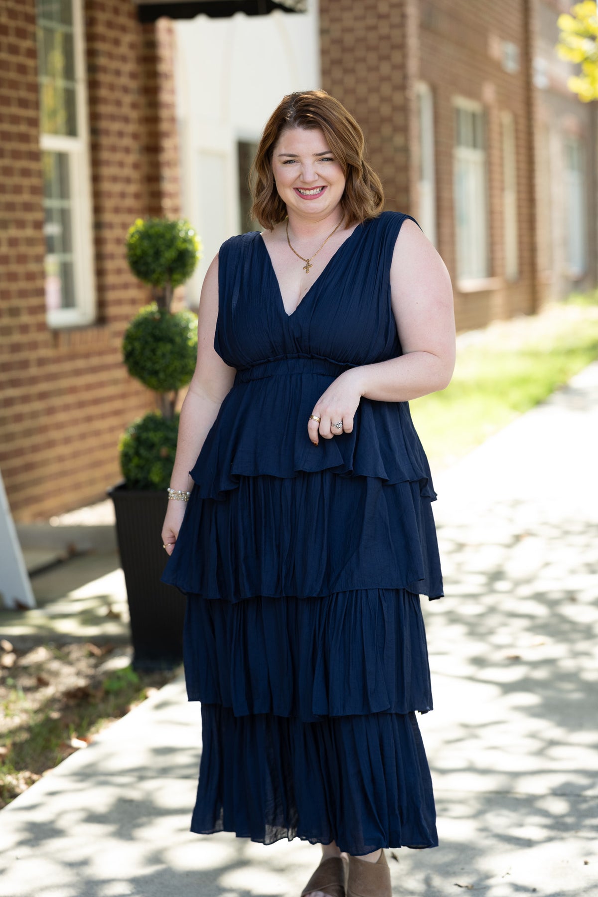 Sweet Moments Navy Maxi Dress