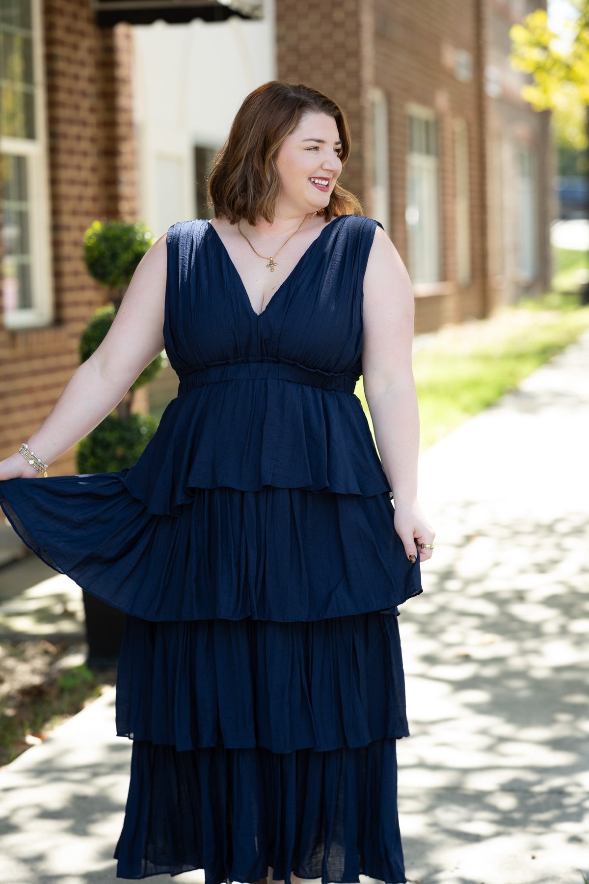 Sweet Moments Navy Maxi Dress