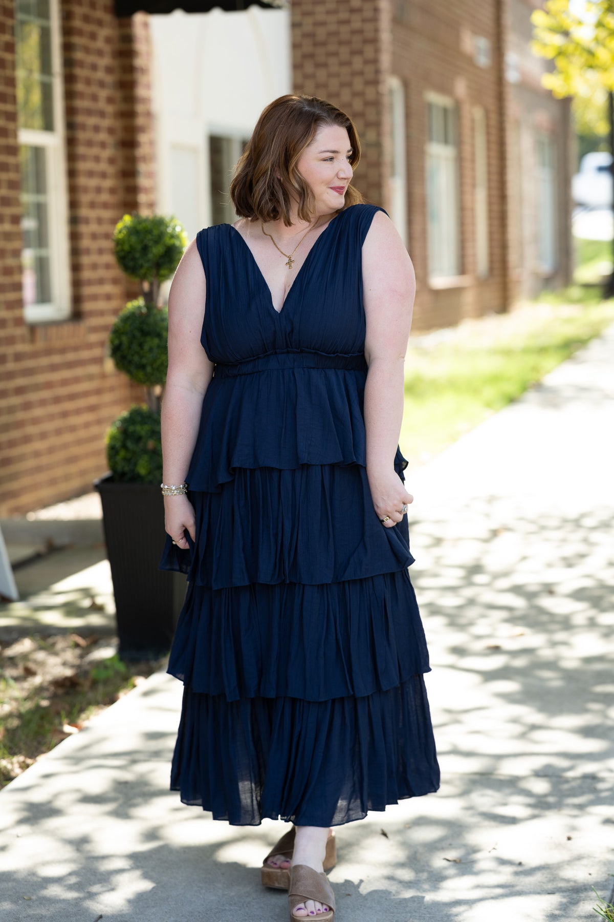 Sweet Moments Navy Maxi Dress