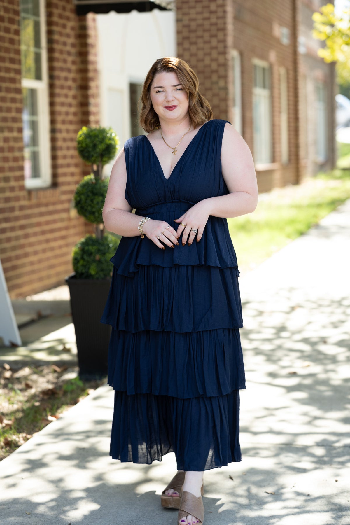 Sweet Moments Navy Maxi Dress