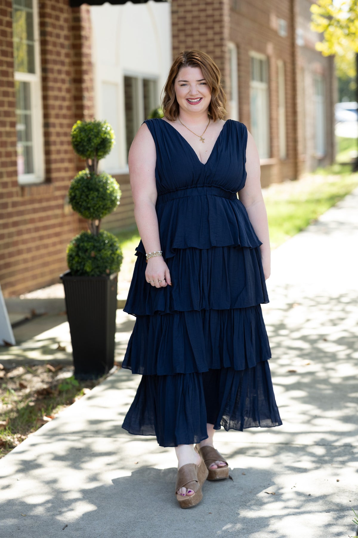 Sweet Moments Navy Maxi Dress