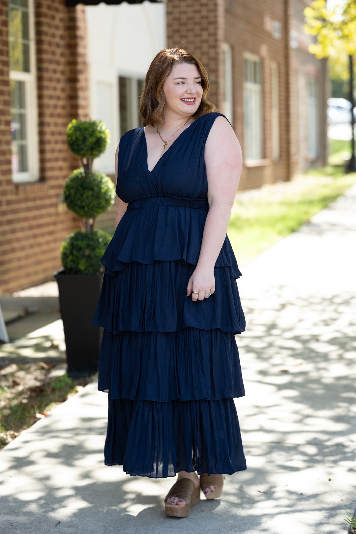 Sweet Moments Navy Maxi Dress