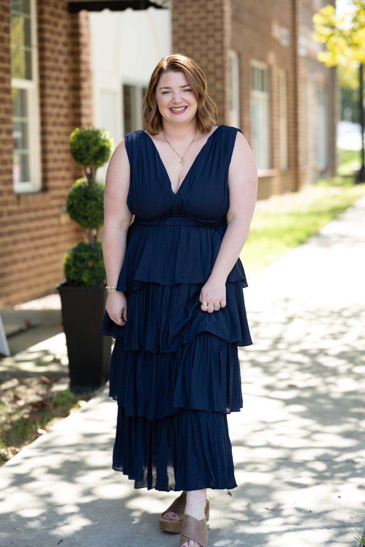 Sweet Moments Navy Maxi Dress