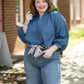Sadie Slate Blue Top -