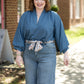 Sadie Slate Blue Top -