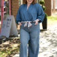 Sadie Slate Blue Top -