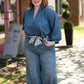 Sadie Slate Blue Top -