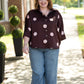 Point Burgundy Dot Top