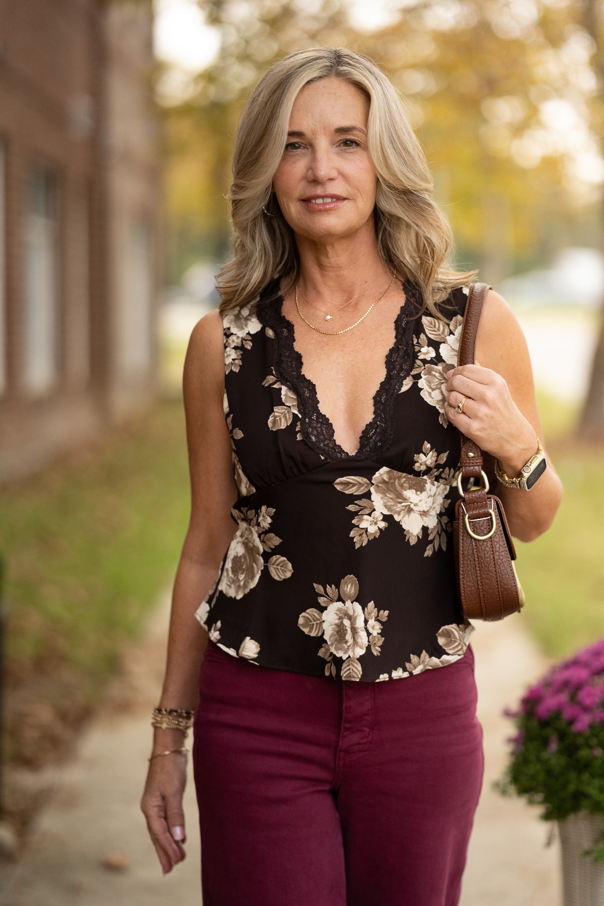 Gina Floral Lace Top
