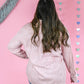 Rippled with Love Button Down - Pink -