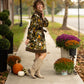 Fleur Olive Floral Dress -