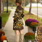 Fleur Olive Floral Dress -