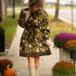 Fleur Olive Floral Dress -