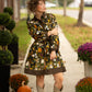 Fleur Olive Floral Dress -
