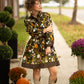Fleur Olive Floral Dress -